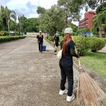 สมาชิกจิตอาสาพระราชทาน มร.ลป. พัฒนาภูมิทัศน์ เมื่อวันที่ 4 พฤศจิกายน 2568